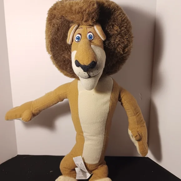 Plush Zebra and Lion Toy Set - Picture 3 of 8